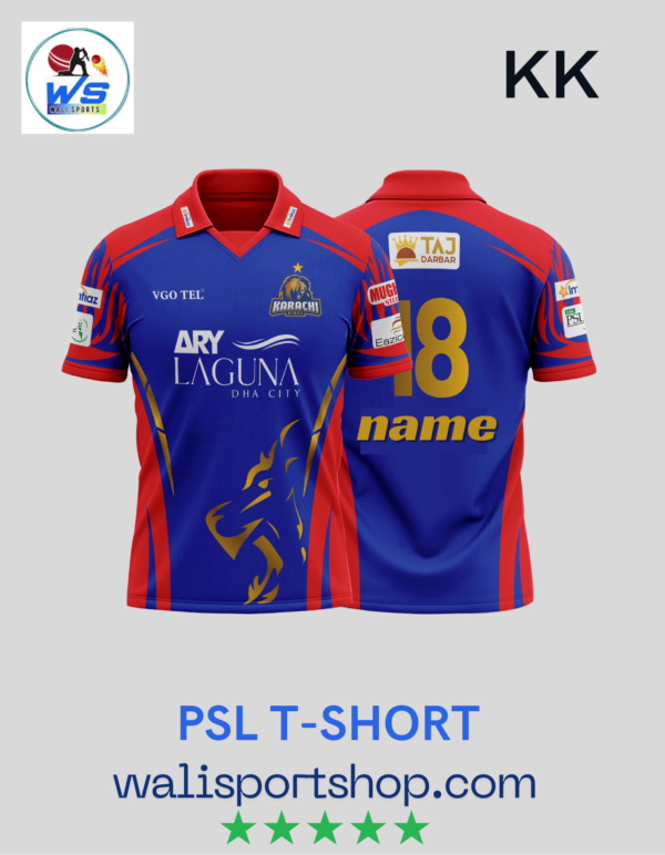 PSL Cricket T-Shirt, 2025, Stylish, all team PSL Cricket Jersey - Image 5