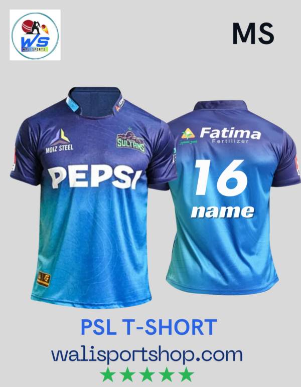 PSL Cricket T-Shirt, 2025, Stylish, all team PSL Cricket Jersey