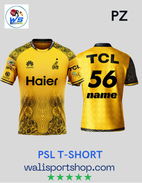 PSL Cricket T-Shirt, 2025, Stylish, all team PSL Cricket Jersey - Image 4