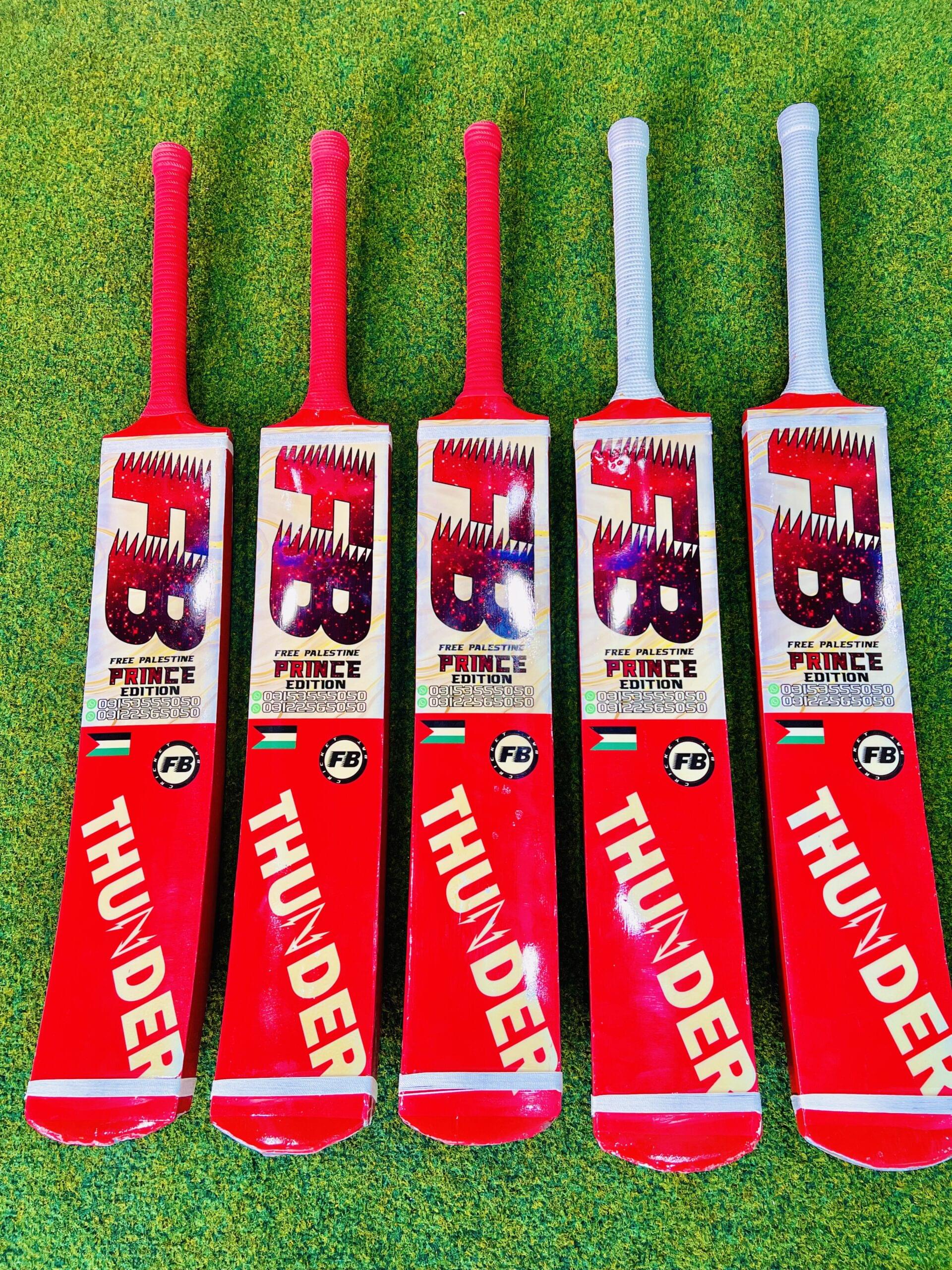 FB THUNDER Tape Ball Cricket Bat, Atta prince Player Edition Bat - Image 2